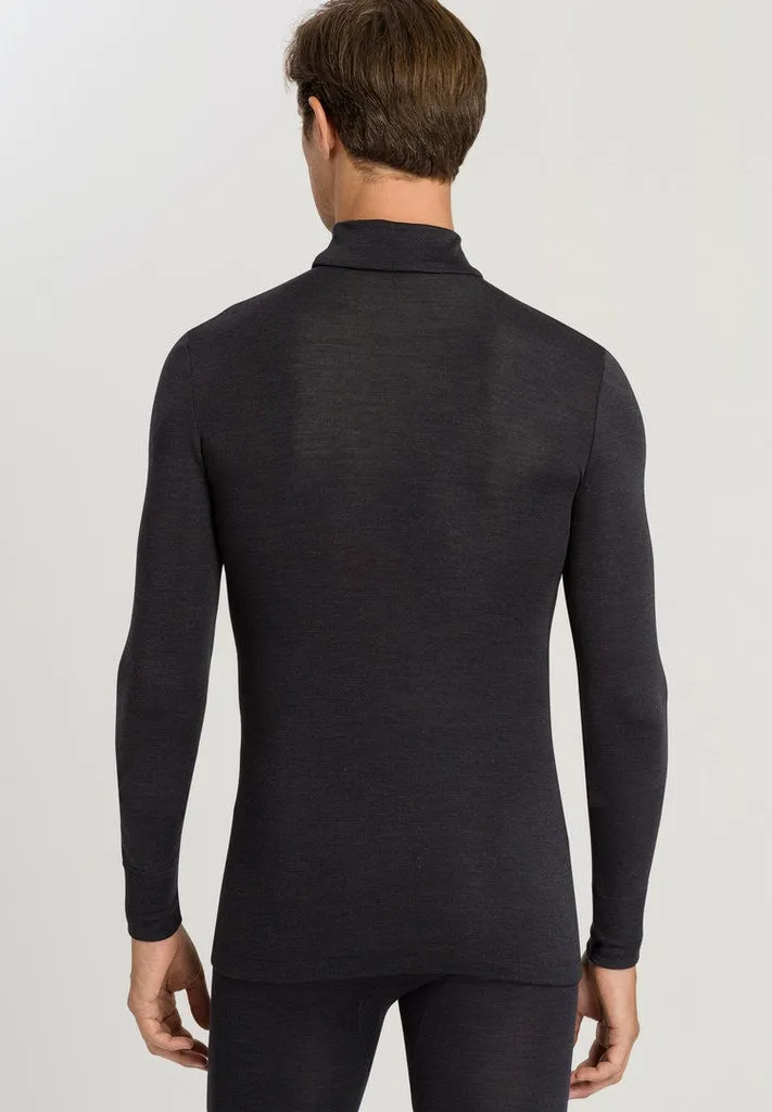 Woolen Silk - Long-Sleeved Turtle Neck Top