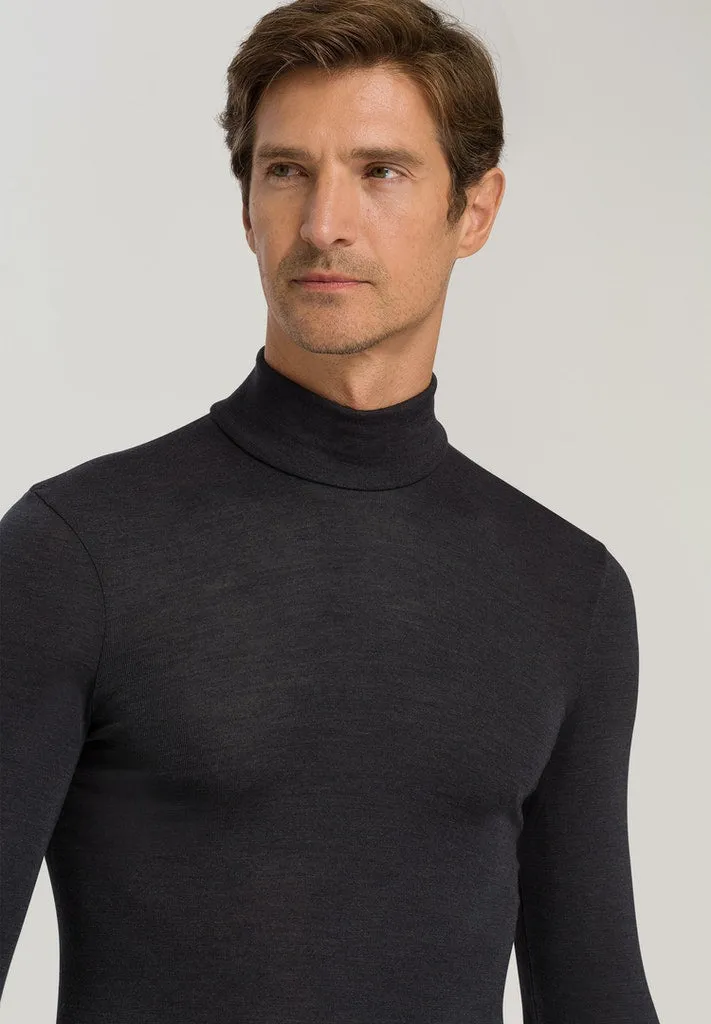 Woolen Silk - Long-Sleeved Turtle Neck Top