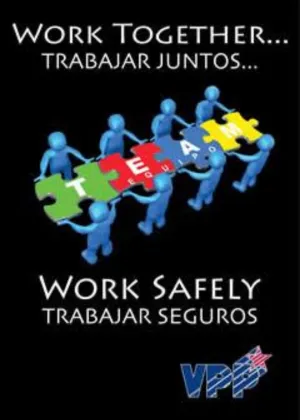Work Together Puzzle Poster - Bilingual - #403384SP