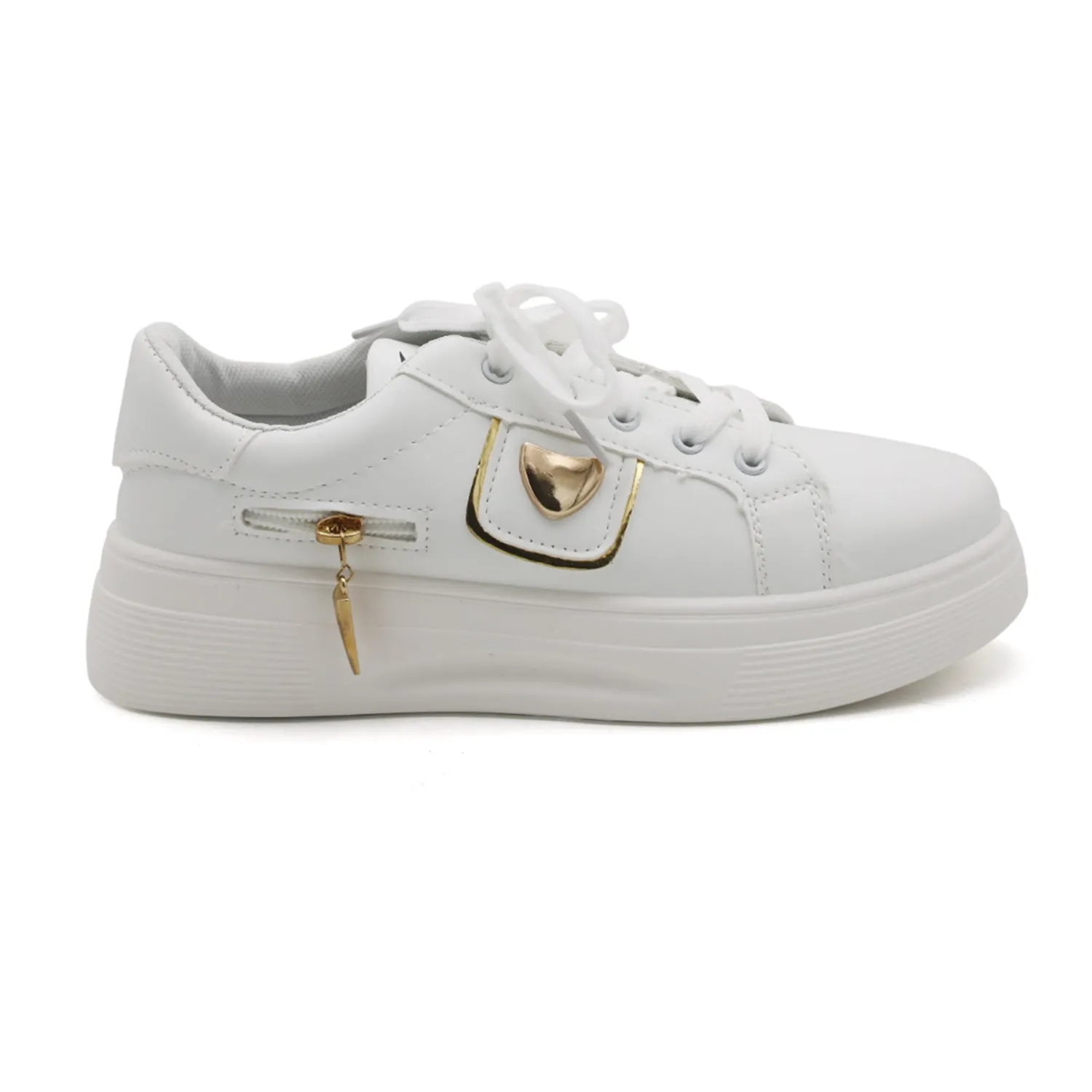 X-Touch Fashion Pearl Sneakers - White