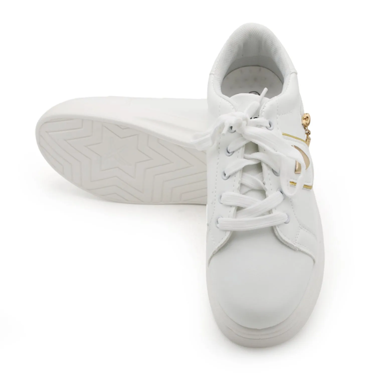 X-Touch Fashion Pearl Sneakers - White