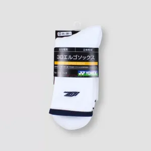 YONEX Lee Chong Wei Men's Sport Crew Socks 19229YX (White)