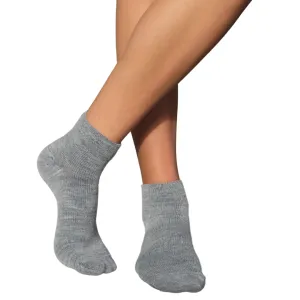 YoU® Dark Grey Merino Wool 🐑 Quarter Socks